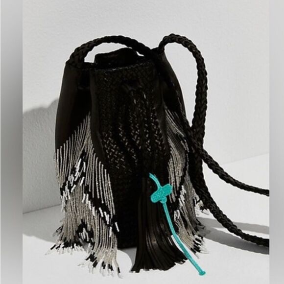 Free People x Enshalla Beaded Bucket Bag - Picture 8 of 12